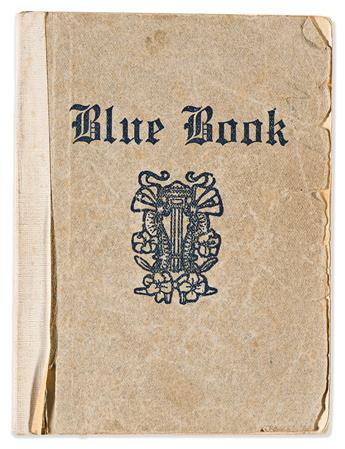 (LOUISIANA.) "Blue Book" guide to the Storyville red light district in New Orleans.